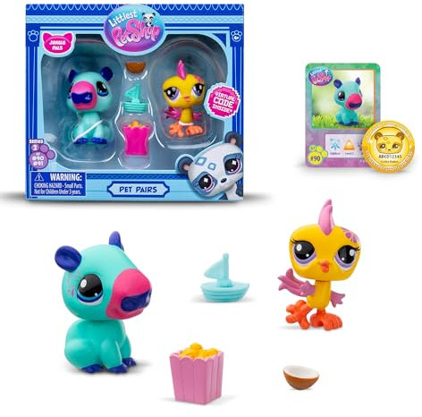 BANDAI, Littlest PetShop Series 1&2, Mehrfarbig