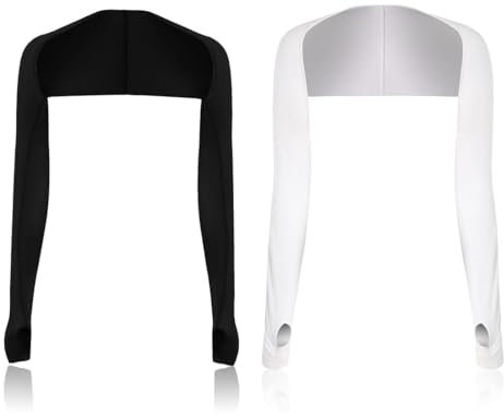 YUUSIKCO 2 Piezas Mangas de Brazo, Mangas para Brazos,Mangas para Brazos Mujer,Mangas para Brazos Mujer Protección Solar Anti-UV Manguitos para Correr en la Playa, Verano al Aire Libre