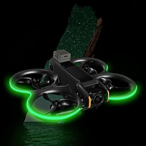 BeisDirect LED-Lichtleiste für DJI Avata 2 Drohne Nacht Flug Warnlicht Streifen LED Lichtleiste (Grün)