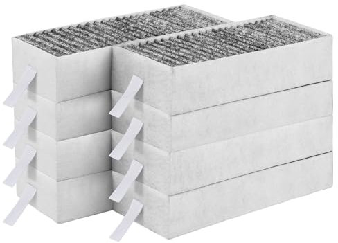 8 Stück Aktivkohlefilter für Dunstabzugshaube Siemens HZ9VRCR0 17004796 / Bosch HEZ9VRCR0 17004805 / Neff Z821VR0 17004806 / Gaggenau CA282111 / Constructa CZ9VRCR0, Umluftersatzfilter Zubehör