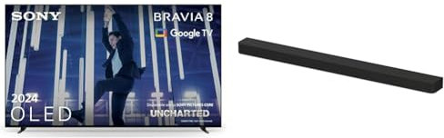 Sony BRAVIA 8 OLED 55 Pollici 4K HDR, Google Smart TV (2024) BRAVIA Theatre Bar 9