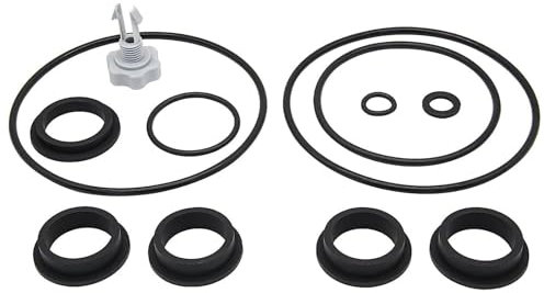 Generisch Sandfilter-Ersatzteile,Sandfilter-Ersatzteile | 12-teilige -Ringe für Sandfilterpumpen - Entlüftungsventile und -Ringe, Sandfilter-Dichtungsteile für Poolpumpen