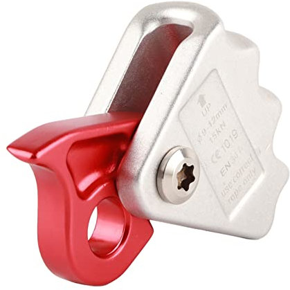 Rope Grab, Outdoor Safety Mountaineering Rock Climbing Rope Grab Riser Clamp Ascender Equipment Fall Arrestor Ascender Belay Device