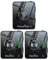 ReachMall Wireless In Ear Monitor System, Wireless Auricolare Monitor, Trasmissione E Sistema Ricevitore, 24Bit/48KHz Lossless Monitoraggio Cuffie (1 Tran 2 ricevitori)