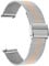 Run Ken Milanese Stainless Steel Watchband Compatible With Garmin Vivomove HR 3 3S / Vivoactive 4 4S 3 / Venu 2 2S Sq/Luxe Style Watch Band Strap(Rose Gold Silver,Vivoactive 3 Music)