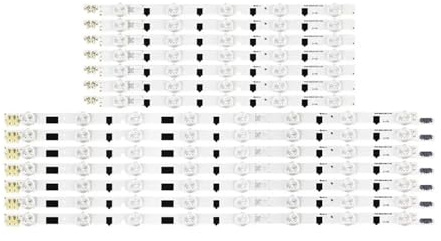 NXVASKEIP Bande de rétroéclairage LED for téléviseur Samsung UE39F5300 UE39F5370 UE39F5700, kit de bandes LED D2GE-390SCA/B-R3, for modèles 2013SVS39F Barre lumineuse
