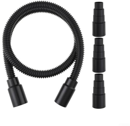 Trurovem Vacuum Dust Extraction Kit for Karcher WD5 WD6, Flexible Suction Hose 1 Metre with 3 Adapters for Power Tools Drills Saws, Compatible with Wet Dry Vacuums 2.863-112.0