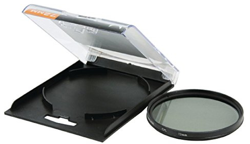 CamLink - Filtro polarizzatore circolare per ottiche fotografiche, 72 mm