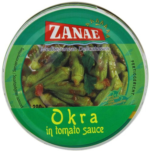 Zanae Okra in Sauce 280 g (Pack of 6)