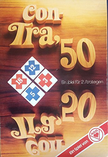 Con-Tra '50 [Spiel]. Ein Spiel für 2 Strategen. Achtung: Nicht für Kinder unter 3 Jahren geeignet!