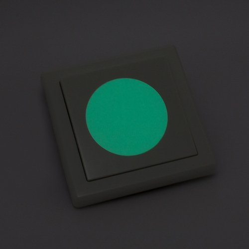 WANDKINGS Leuchtaufkleber für Lichtschalter / 8 Punkte/im Dunkeln Leuchtend
