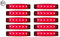 A1 10 x LED 12V ROT BEGRENZUNGSLEUCHTE POSITIONSLEUCHTE SEITENMARKIERUNGSLEUCHTE LKW