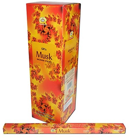 Räucherstäbchen Musk 200 Sticks Moschus Duft 25 Schachteln Wohnaccessoire Raumduft Deko