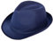 Partyhut Trilby Hut Blau