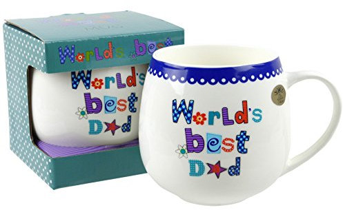 Fine China Worlds Best... Collection MUG/CUP by Leonardo Gift Box Family Friends Birthday (Dad) by Leonardo