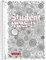 Brunnen Collegeblock A4 - KARIERT - Zen-Art - 80 Blatt mit Rand, 90g/m? - inkl. Zen-Art Bild (10-67428)