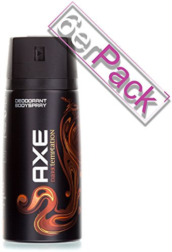 6x Axe Deodorant Spray Dark Temptation 150 Ml Multipack