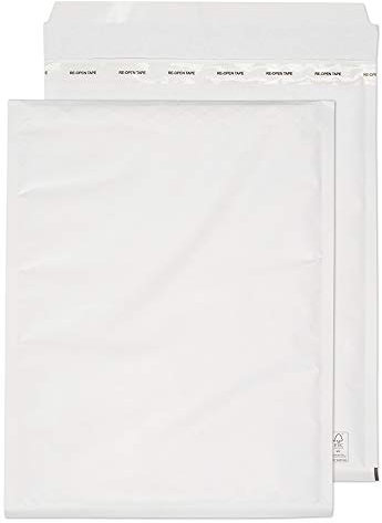 Blake Purely Packaging 360 x 270 mm Envolite Peel & Seal Padded Bubble Envelopes (H/5) White - Pack of 100
