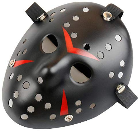 Gmasking Horror Halloween Kostüm Hockey Maske Party Cosplay Requisiten one size schwarz