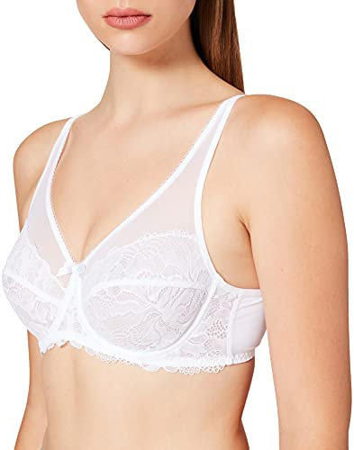 DIM Soutien-Gorge Femme avec Armatures Generous Essentiel x1, Blanc, 90D