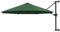 vidaXL Sombrilla Pared Barra Metal 300 cm Verde Parasol Paraguas Mueble Jardín