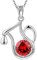Aurora Tears Wassermann Halskette 925 Sterling Silber 12 Sternzeichen Anhänger Konstellation Januar Birthstone Halskette CZ Horoskop Schmuck für Frauen und Mädchen DP0134P