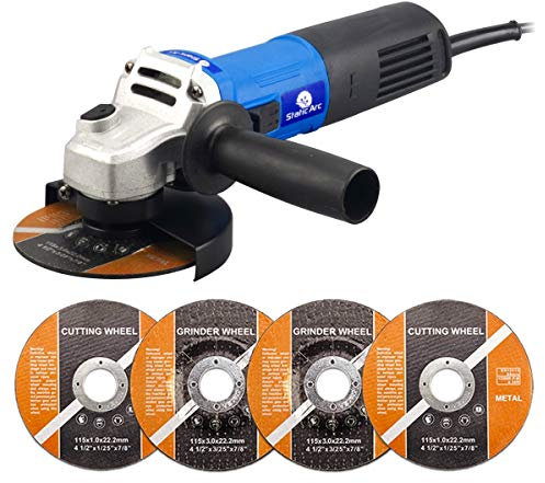 850W Electric Angle Grinder Metal Cutting Grinding Sanding 115mm 4.5 DISC Cut