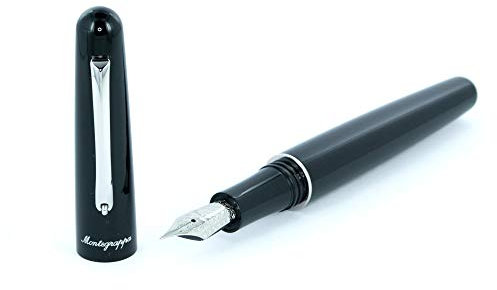 Montegrappa Füllfederhalter Elmo 01 Fountain, Schwarz, EF