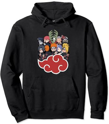 Naruto Shippuden Akatsuki Group SD Pullover Hoodie