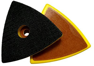 Dreieckschleif-Sicherungskissen mit Mittelloch 80 * 80 * 80 mm Schleifkissen zum Schleifen und Polieren