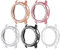 Surace Galaxy Watch Active 2 Hülle 40 mm, Bling Rahmen Schutzhülle kompatibel für Samsung Galaxy Watch Active 2 (5 Packungen, Roségold/Rosagold/Schwarz/Silber/Transparent)-40 mm