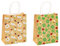 TSI Geschenktüten aus Kraftpapier Bienen/Blumen, 12er Packung, Größe: Mittel (HxBxT 23 x 18 x 10 cm), Art. Nr. 88013