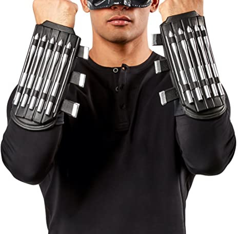 Rubie's Unisex Erwachsene DC Comics Movie The Handschuh Batman Zubehör, Wie abgebildet, Talla única, Einheitsgröße