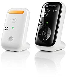 Motorola Babyphone PIP11-300M Reichweite - Zwei-Wege-Kommunikation - Nachtlicht und Wiegenlied - Weiß