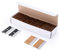 FOSHIO 100Pcs Lame di Ricambio per Raschietti, Acciaio al carbonio nero Raschietto Razor Blade Spatola, Rimozione Adesivo in plastica, Rimozione della Colla in Vinile