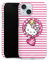 DeinDesign Premium Case kompatibel mit Apple iPhone 15 Smartphone Handyhülle Schutzhülle matt Hanami Hello Kitty Offizielles Lizenzprodukt