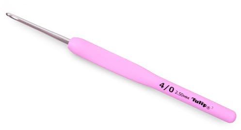 Frida's Wollhaus Tulip Etimo Rose Häkelnadel Komfortgriff glatte Hakenspitze griffig 11 Größen (2,5 mm)
