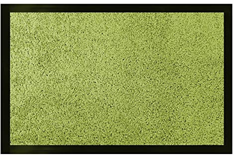 Acomoda Textil - Felpudo de Entrada Absorbente Rectangular para Interior y Exterior. Felpudo Antileslizante para Hogar y Oficina de Fácil Limpieza. (Verde, 40x60 cm)