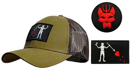 ZXRSJBL Herren und Damen Militär Seal Team SAS Tactical Baseball Cap Snapback Stretchable Hat (SAS Drab,L)