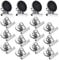 12 Pack Magnetic Clips - Strong Magnetic Bulldog Clips for Fridge, Whiteboard, School, Home, Office - Fridge Magnet for Photo, Note, File