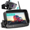 eRapta 7'' LCD Kabellose Digital Rückfahrkamera Set, mit eingebautem Funksender, Wireless Einparkhilfe, Wasserdicht IP69, Nachtsicht für Wohnmobile, Anhänger, LKWs, Sattelauflieger