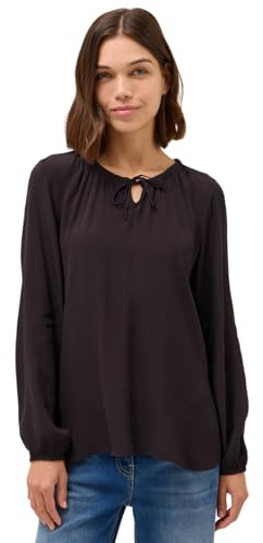 Cecil Crepe Bluse Eggplant red S