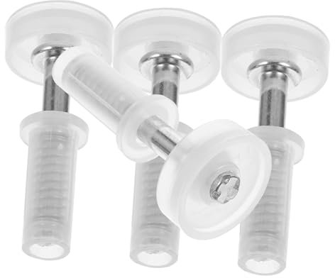 Uonlytech Bifold Türen Scharnier 4 Stück Edelstahl Drehzapfen Falttürbeschläge Reparatursatz Für Doppelfalttüren Mit Kunststoffelementen