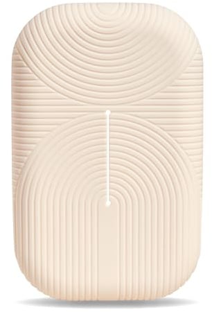wencolino Feuchttücher Box aus Silikon als Überzug für (Baby-) Feuchttücher oder feuchtes Toilettenpapier – Maße L 19cm, B 12,5cm, H 6cm – Bitte beachten Sie die Maße beim Kauf – beige