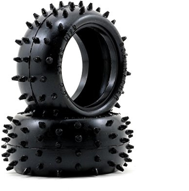 Schumacher U6596 Full Spike Rear Tyres - Yellow - 2.2 (Pair)