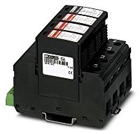 VAL-MS-T1/T2 335/12.5/3+1-FM Universeller varistorbasierter Plug-in-Blitz-/Überspannungsableiter für 3-Phasen-Stromversorgungsnetze mit Getrenntem N & PE (5-Leitersystem: L1, L2, L3, N, PE)