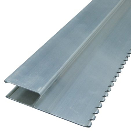 H-Profil Alu-Kartätsche Abziehlatte GEZAHNT 120cm