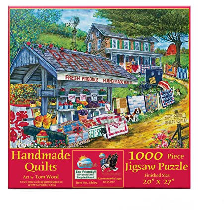 SunsOut 28607 1000 Stück handgefertigt Quilts Kunst und Craft Produkt