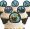 12 x Vorgeschnittene und Essbare Transformers Kuchen Topper (Tortenaufleger, Bedruckte Oblaten, Oblatenaufleger)