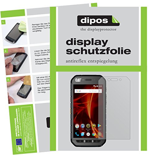 dipos 2x Matte Screen Protector for Caterpillar Cat S41 | Ultra-Thin, Anti-Glare, Anti-Reflective, Perfect Fit, Anti-Scratch, Bubble-Free, Fingerprint Compatible, Easy Installation
